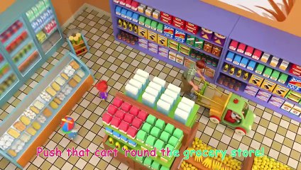 Grocery Store Song _ CoComelon Nursery Rhymes _ Kids Songs(480P)