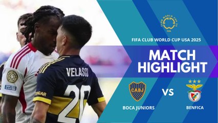 Boca Juniors Edge Ahead 2-1 vs. Benfica  | FIFA Club World Cup USA 2025 | Highlights