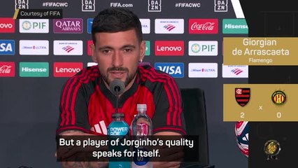 Jorginho will fit in well at Flamengo - De Arrascaeta