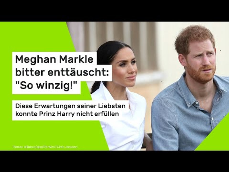 Meghan Markle enttäuscht: 'So winzig!' Diese Erwartungen seiner Liebsten konnte Harry nicht erfüllen