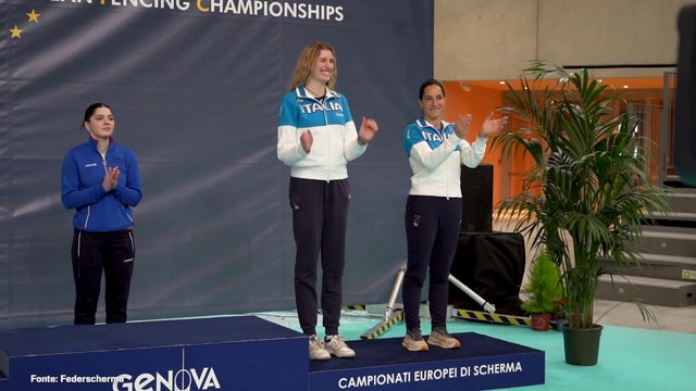 Primo oro Italia agli Europei di scherma con Bianchi nel fioretto