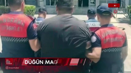 Aydın Kuyucak’ta gelin alma merasiminde havaya ateş açan 2 kişi tutuklandı