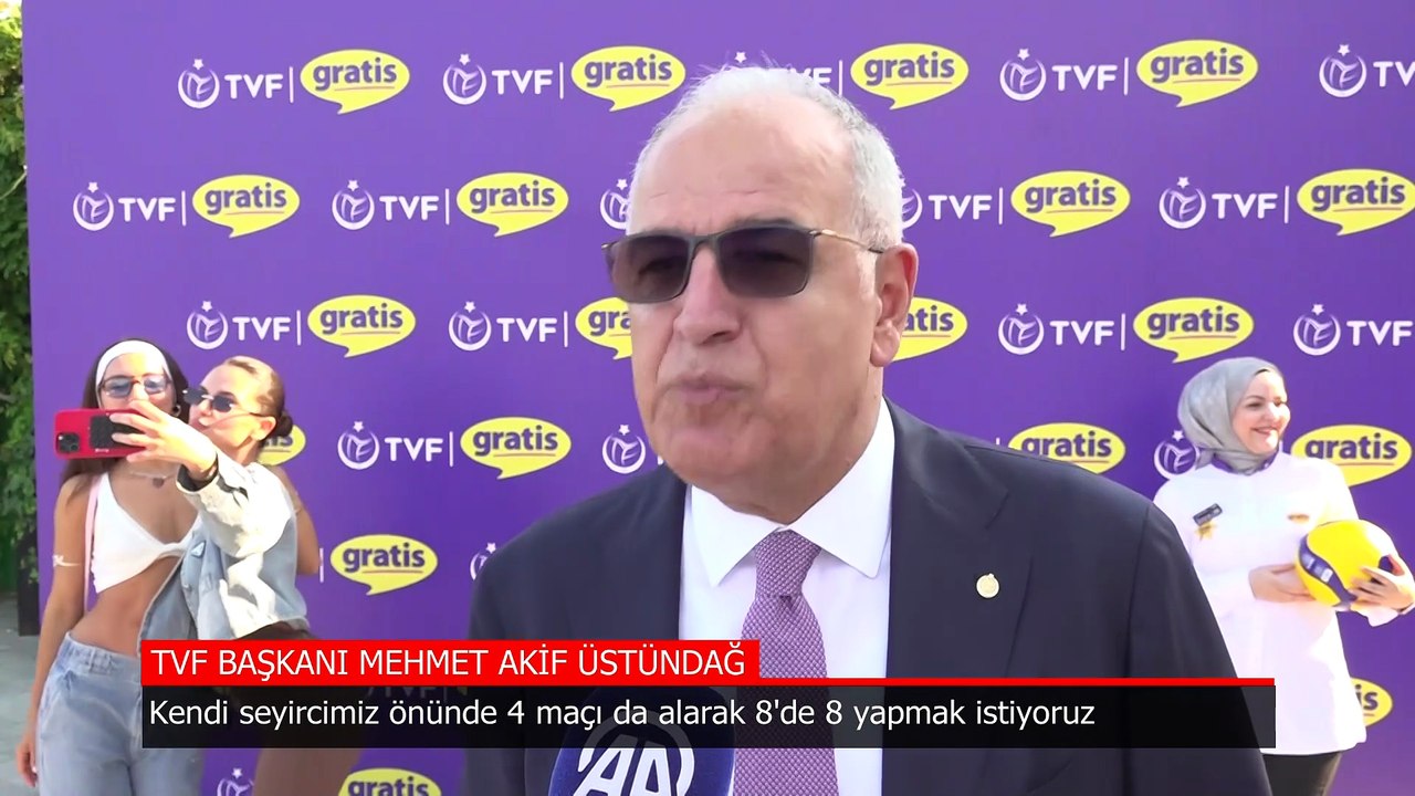 TVF Başkanı Üstündağ: 8'de 8 yapmak istiyoruz
