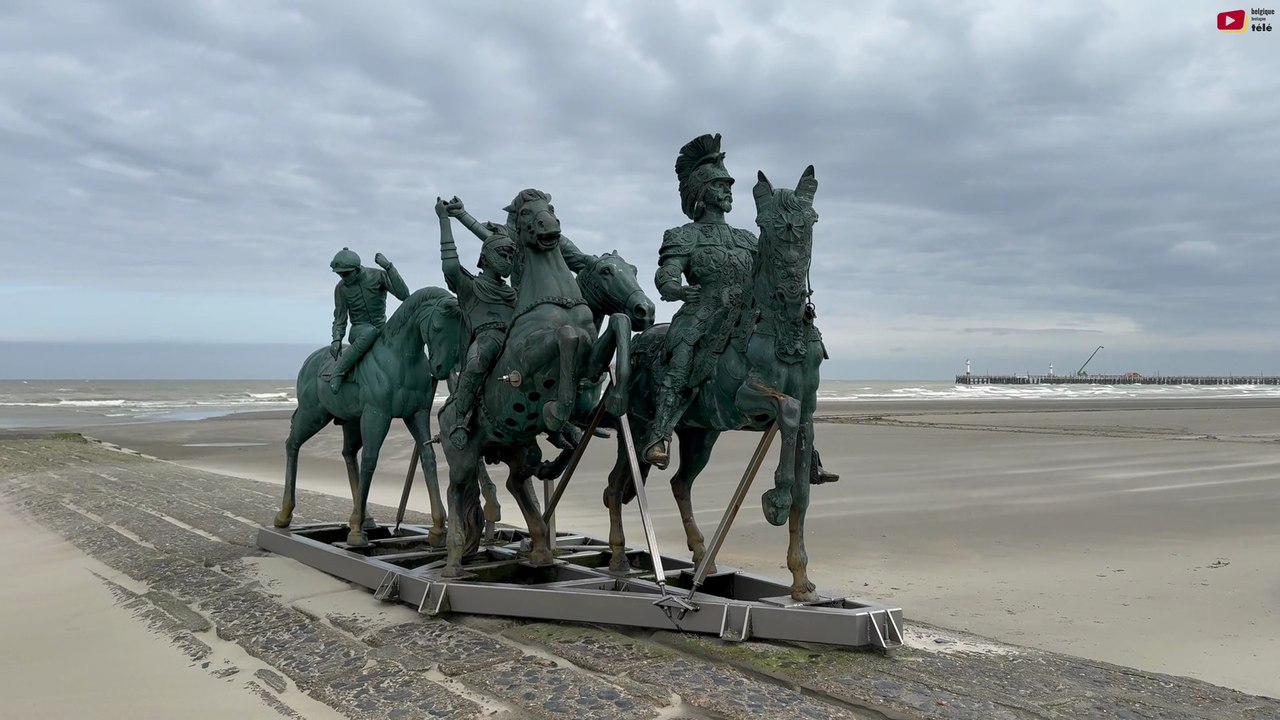 Nieuwpoort   | Paarden / Chevaux de la Plage | Belgique Bretagne Télé