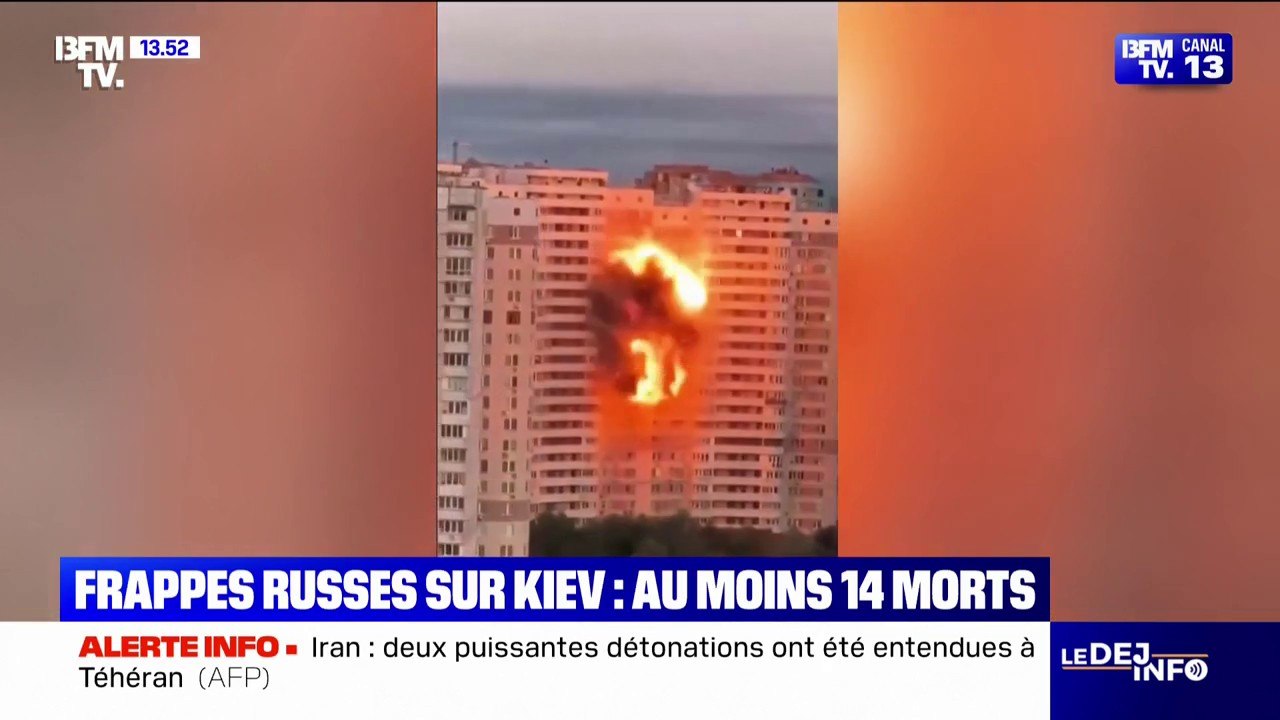 Ukraine: Volodymyr Zelensky dénonce "l'une des pires attaques" russes contre Kiev