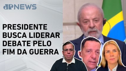 Lula vai se reunir com Zelensky na cúpula do G7; Deysi, Trindade e Marcus Vinícius comentam