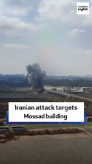 Iranian attack targets Mossad building