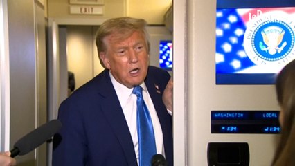 « Emmanuel, il n'a pas souvent raison » : Trump tacle Macron depuis Air Force One