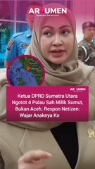 Ketua DPRD Sumatera Utara Ngotot 4 Pulau Sah Milik Sumut,Bukan Aceh. Respon Netizen: Wajar Anaknya Koruptor!!