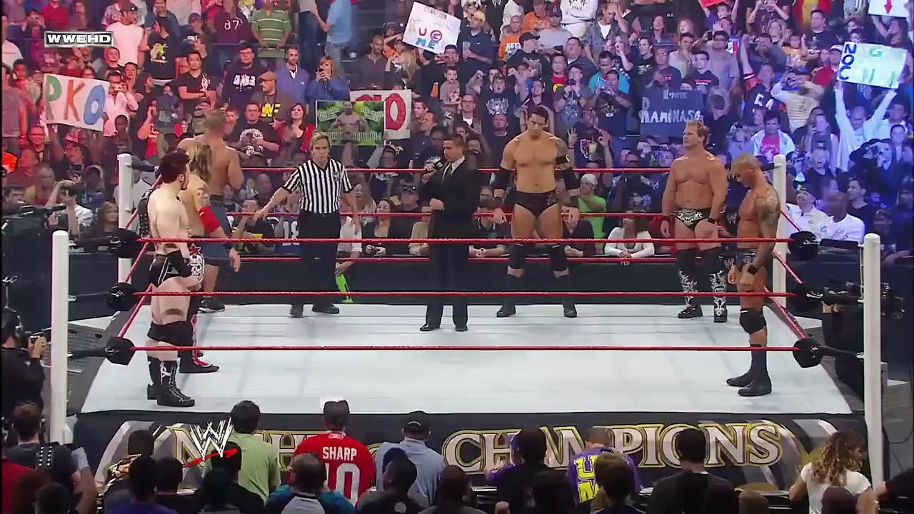 FULL MATCH_ Sheamus vs. Cena vs. Orton vs. Edge vs. Barrett vs. Jericho_  Night of Champions 2010, image size:1280x720