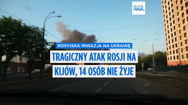 Co najmniej 14 osób zginęło w nocnym ataku rosyjskich dronów i rakiet na Kijów