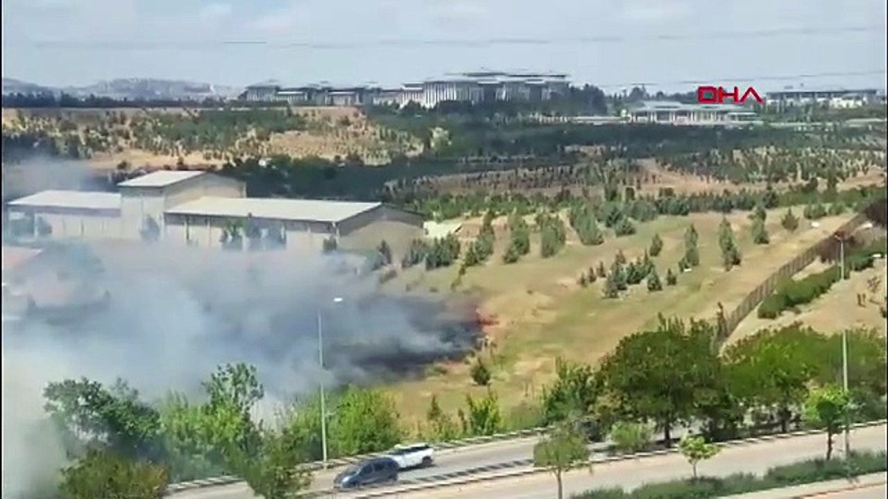 Atatürk Orman Çiftliği arazisinden dumanlar yükseldi