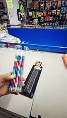 Unboxing & Review of Shape Rainbow Round Shaped Color Pencils 🌈 Fun & Creative for Kids!