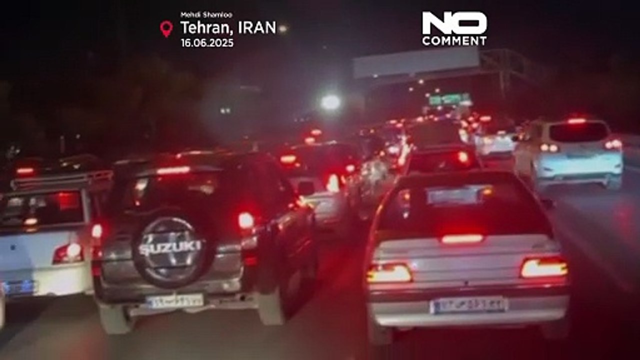 Tehran residents flee as Israel-Iran conflict continues for fifth day