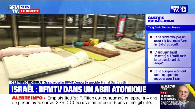 Guerre Iran-Israël: dans un abri atomique israélien de la ville de Ramat Gan