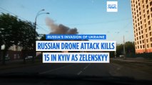 Russia's latest deadly drone and missile attack on Kyiv 'pure terrorism', Zelenskyy says