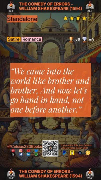 The Comedy of Errors - William Shakespeare (1594) Quotes