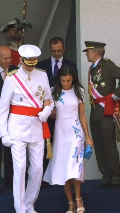 Queen Letizia and King Felipe made a public appearance together, showcasing their regal presence and unity. The royal couple exuded grace and elegance as they engaged with the public and dignitaries.