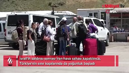 Van'da yoğunluk: İran hava sahası kapanınca Türkiye’ye akın başladı