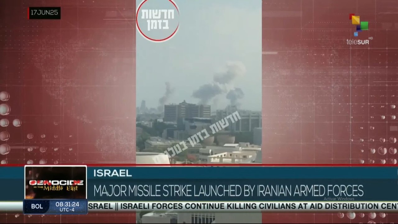 Israel, major missile strike launched by Iranian armed forces