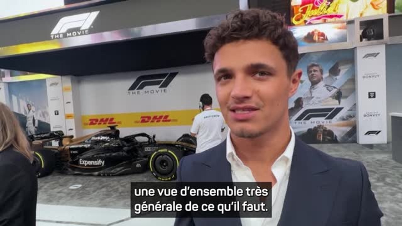 McLaren - Norris entoushiaste par le film "F1" coproduit par Hamilton