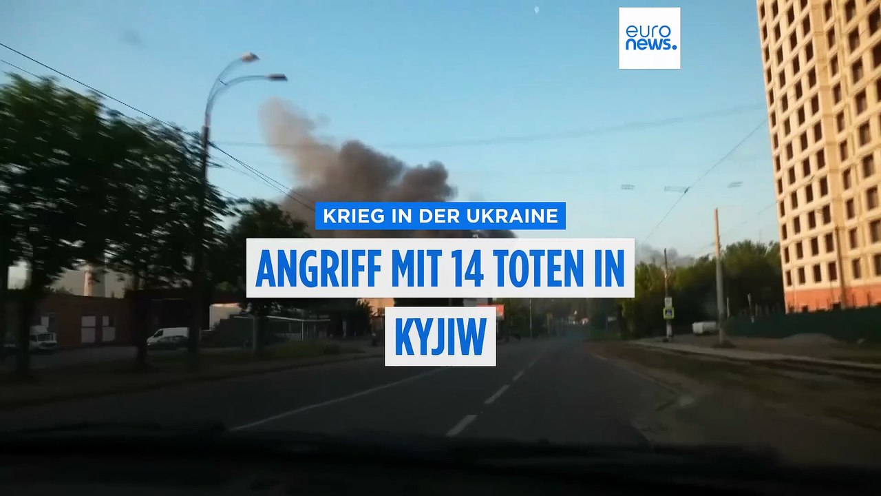 Russischer Großangriff: Mindestens 14 Menschen in Kyjiw getötet - Dutzende Verletzte
