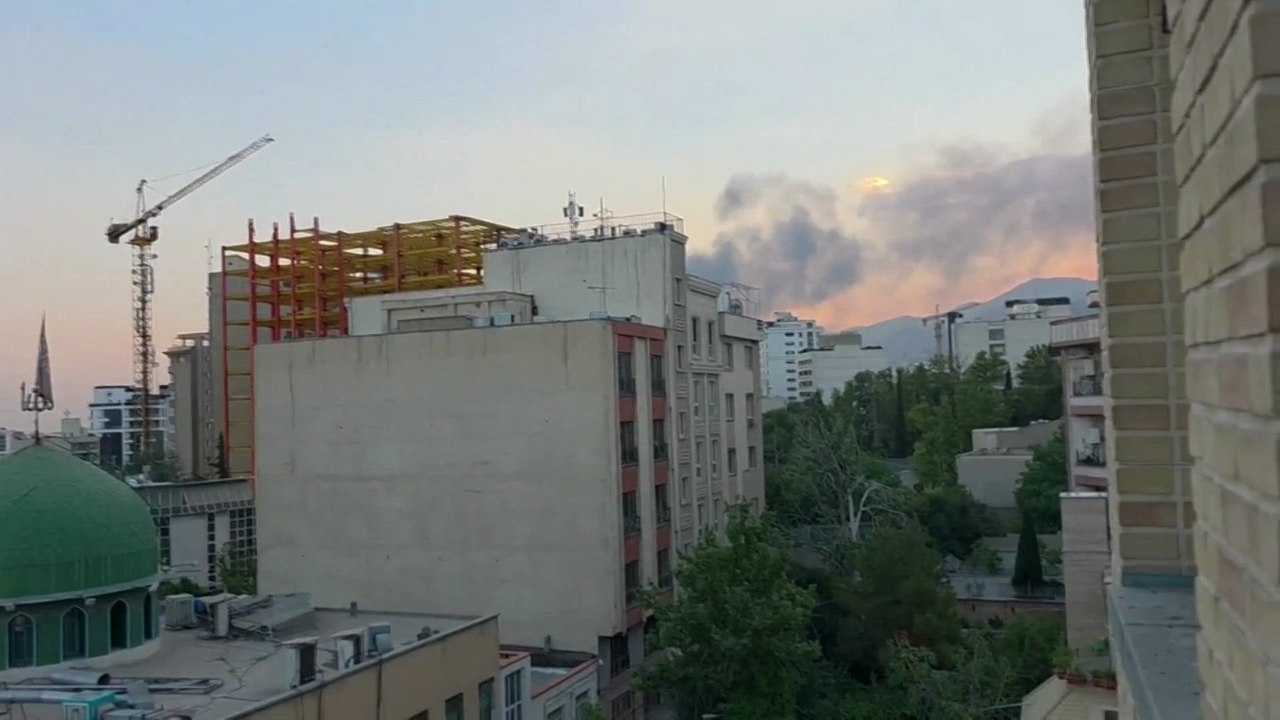 CMG reporter witnesses Iranian state broadcaster building hit by Israeli airstrike