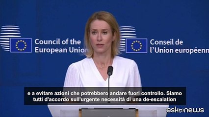 Israele-Iran, la Ue: "Lavorare con la diplomazia per de-escalation"