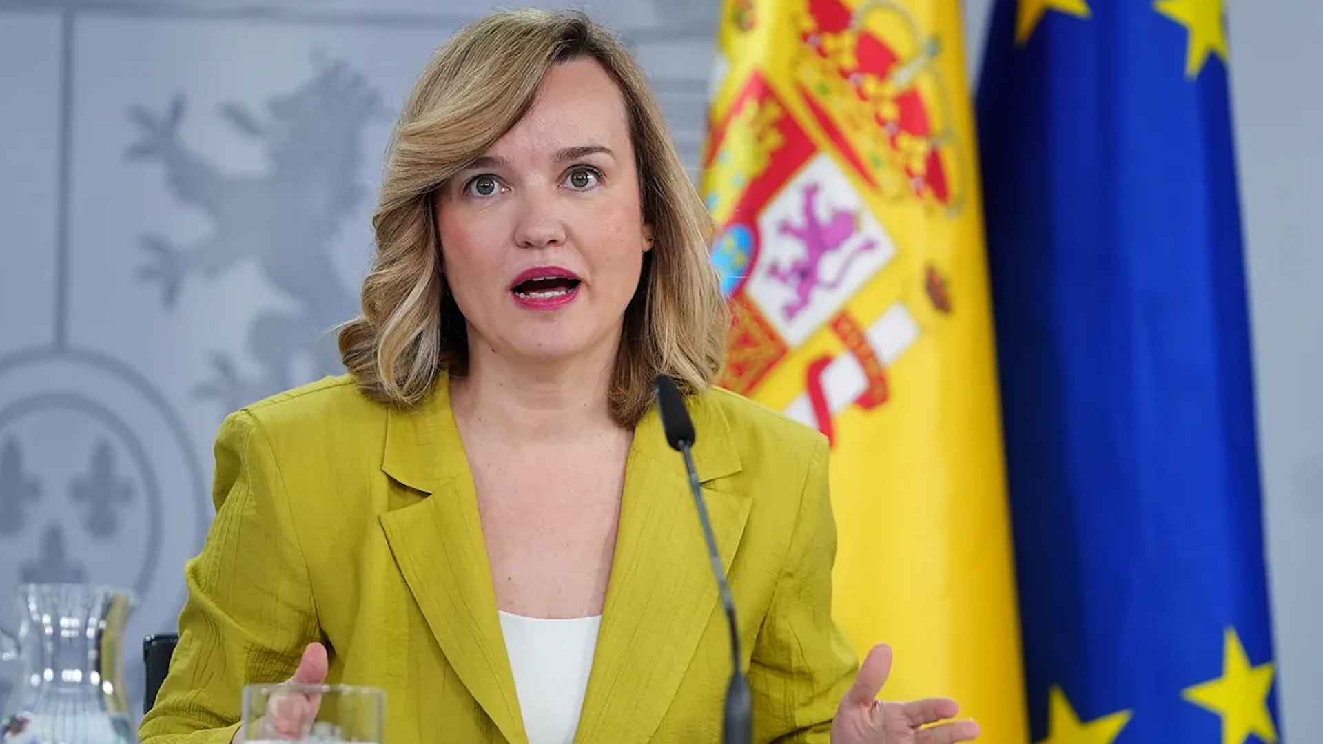 Pilar Alegría, sobre si habrá más implicados en la trama corrupta señalada por la UCO: "No lo sé"