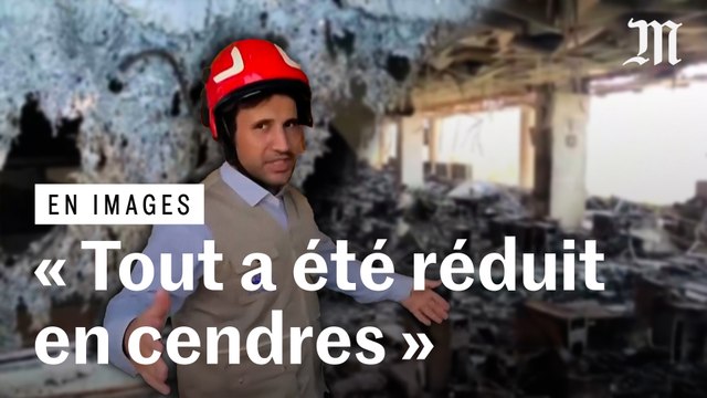 La télévision d'Etat iranienne montre son siège détruit après un bombardement israélien