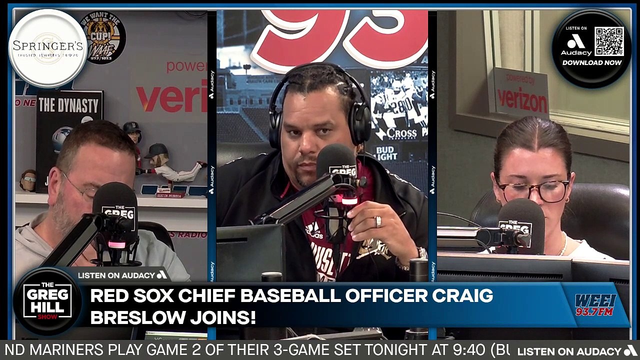 This is something we had to do" Red Sox Chief Baseball Officer Craig Breslow joins!  Why did the RedSox make this trade now? "He's not the type of player that you shop around"
