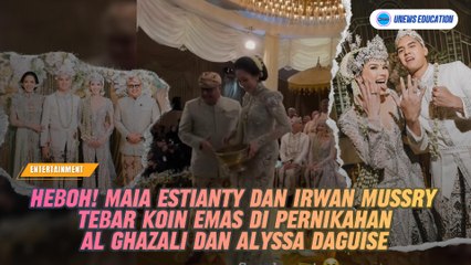 Heboh! Maia Estianty Sawer Emas di Nikahan Al Ghazali & Alyssa Daguise