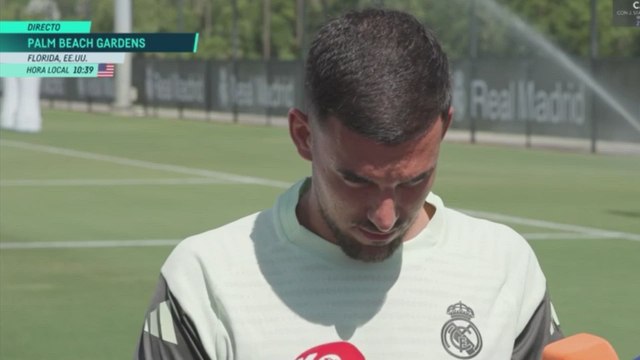 Zona mixta del Real Madrid: Ceballos, Huijsen, Brahim