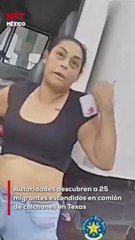 Una mujer fue arrestada en Texas luego de que autoridades fronterizas descubrieran a 25 migrantes indocumentados, incluyendo a un niño, escondidos en la parte trasera de un camión que supuestamente transportaba colchones.