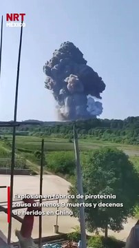 Una expl0sión sacudió una fábrica de fuegos artificiales en China, dejando al menos nueve personas mu3rtas y casi 30 her1das. Las autoridades investigan las causas del incidente, que vuelve a poner en el centro la seguridad en la industria pirotécnica.