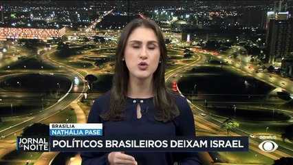 Políticos brasileiros deixam Israel