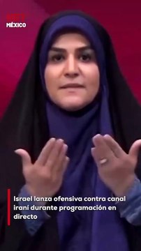 Durante una emisión en vivo, la televisión estatal iraní fue atac@da por fuerzas israelíes, interrumpiendo de forma abrupta la transmisión. El incidente ocurrió en medio de crecientes tensiones entre ambos países.
