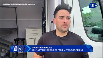 Con tijeras y ternura el sueño canino de David Rodríguez sobre ruedas