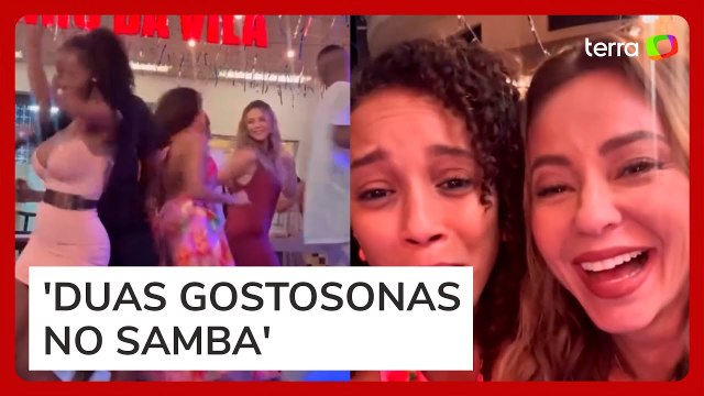 Paolla Oliveira e Taís Araújo caem no samba brincam após duelo em remake de 'Vale Tudo'