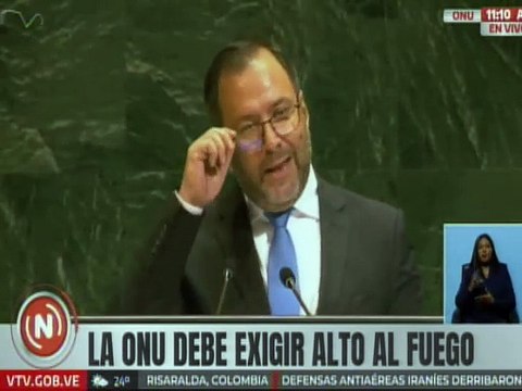 Venezuela está comprometida a redoblar esfuerzos para poner fin a la ocupación ilegal israelí