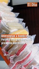 Interceptan a hombre en Peravia con 243 libras de presunta marihuana