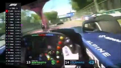 Lucha entre Colapinto y Gabriel Bortoleto en Canadá