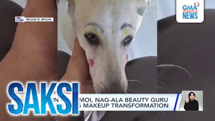 Aspin na si Moi, nag-ala beauty guru sa kanyang makeup transformation | Saksi