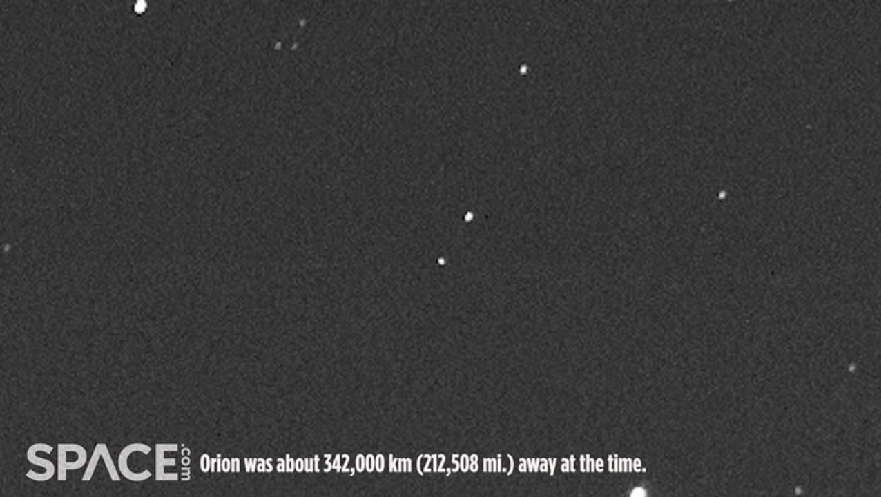Amazing Time-Lapse Of Artemis 1 Orion Spacecraft From Ground and Space