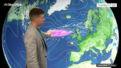 Met Office 14 Day Outlook 17/06/2025