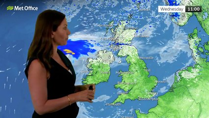 Met Office Tuesday Evening Weather Forecast 17/06/2025