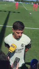 BRAHIM: zona mixta desde PALM BEACH en la PREVIA del REAL MADRID -  AL HILAL