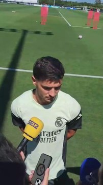 BRAHIM: zona mixta desde PALM BEACH en la PREVIA del REAL MADRID - AL HILAL