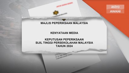 Keputusan STPM 2024 diumum 24 Jun depan