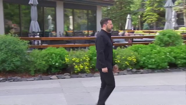 Zelenskiy arrives for G7 as Canada offers C$2 billion in military aid, condemning 'barbarism from Russia'